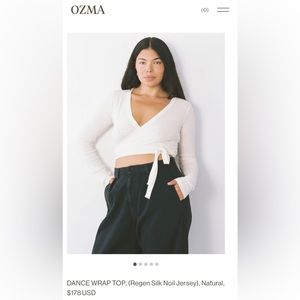 OZMA OF CALIFORNIA Dance Wrap Top